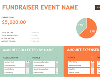 Budget For Fundraiser Event
